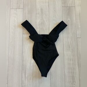 Black One-Piece Swimsuit
